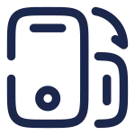 Smartphone Rotate Orientation SVG Icon